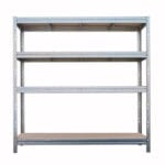 Метален стелаж с 4 рафта BULLRACK450, до 450 кг на рафт, 200x180x60 см