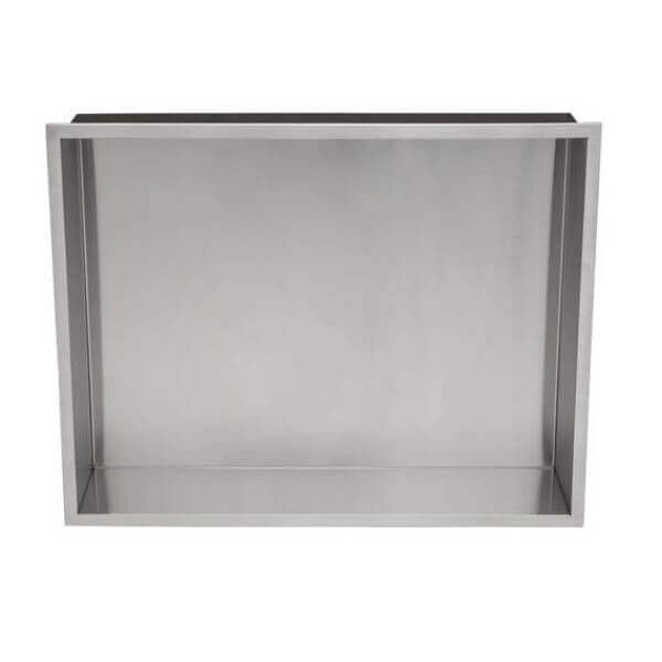 Неръждаема ниша Cascada Chrome, 300x300x10 мм от хромирана неръждаема стомана, стилна и устойчива Неръждаема ниша Cascada Chrome, 300x300x10 мм от хромирана неръждаема стомана, стилна и устойчива