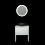 Огледало за баня Макена Африка, Бял