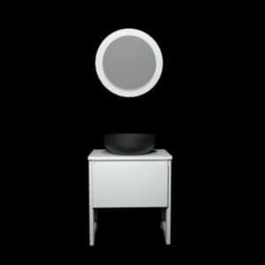 Огледало за баня Макена Африка с LED осветление, водоустойчиво и бяло сензорно огледало