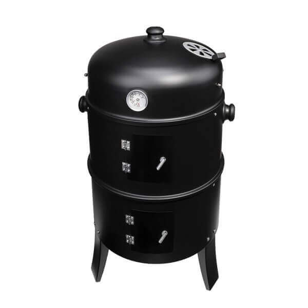 Опушващо барбекю Ziel Grill CG016 с термометър, 2 в 1, за месо и риба на открито Опушващо барбекю Ziel Grill CG016 с термометър, 2 в 1, за месо и риба на открито