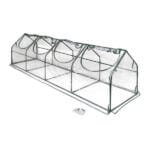 Оранжерия My Garden WR-GHS004G, PVC, с 4 прозореца и 2 врати, 360х91х91см, Оранжева