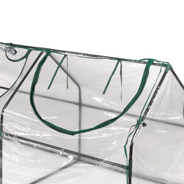 Оранжерия My Garden WR-GHS004G, PVC, с 4 прозореца и 2 врати, 360х91х91см, Оранжева Оранжерия My Garden WR-GHS004G, PVC, с 4 прозореца и 2 врати, 360х91х91см, Оранжева