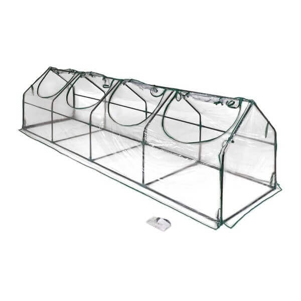 Оранжерия My Garden WR-GHS004G с метална рамка, 4 прозореца и 2 врати за градински растения Оранжерия My Garden WR-GHS004G с метална рамка, 4 прозореца и 2 врати за градински растения