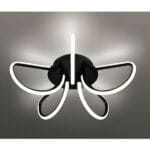 Осветително тяло LED SE-C80373-5, 63 см, 48W, Черно