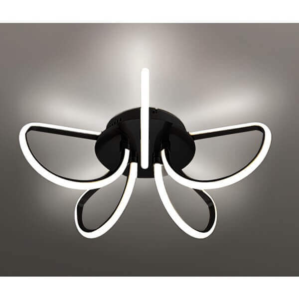 Осветително тяло LED SE-C80373-5, черно 63 см, 48W, идеално за уютно осветление в дома. Осветително тяло LED SE-C80373-5, черно 63 см, 48W, идеално за уютно осветление в дома.