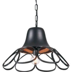 Осветително тяло Prood F4241/1 в черно, идеално за осветителни тела за дома и дизайнерски интериори.