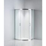 Овална душ кабина Cascada прозрачно стъкло, 85-90 см