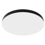 Плафониера Ziel Lighting Makaron black LED, влагозащитена, 24W, ф 30 см