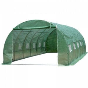 Покривало за оранжерия WR-SG632-C с UV защита, 6x3x2 м, прозорци и врати с цип