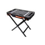 Преносима работна маса TACTIX, 86.4 x 54.4 x 80 см, Черна/Оранжева