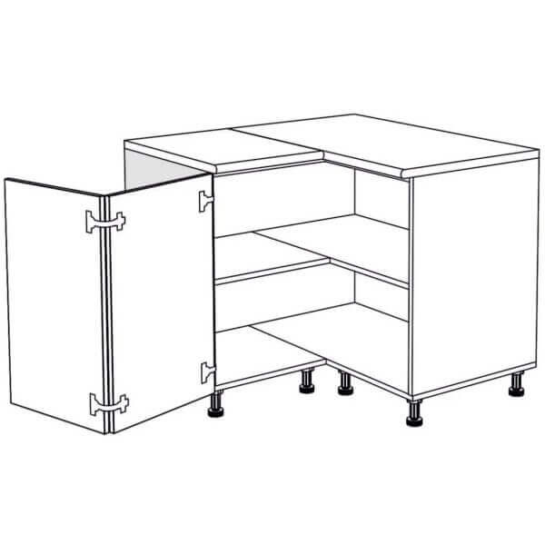 Ъглов шкаф Matis DU2K с чупеща врата, дъб Артисан Ъглов шкаф Matis DU2K с чупеща врата, дъб Артисан