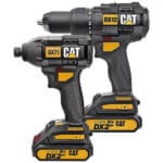 Акумулаторен гайковерт и бормашина Cat DX12K, 2x18V 2Ah