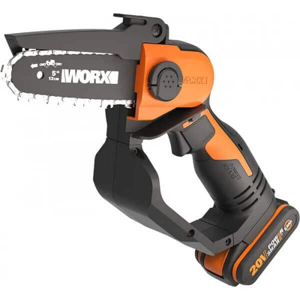 Акумулаторен верижен трион Worx WG324E 20V за клони Акумулаторен верижен трион Worx WG324E 20V за клони