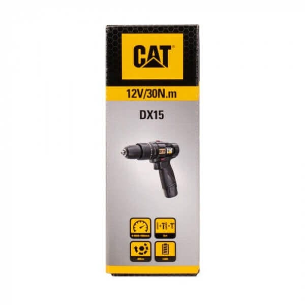Акумулаторна бормашина CAT DX15 12V, 30Nm Акумулаторна бормашина CAT DX15 12V, 30Nm