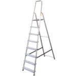 Алуминиева домакинска стълба 7+1 стъпала 2.0 м
