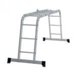 Алуминиева мултифункционална стълба Ziel 4 x 3 стъпала, 3,75 м