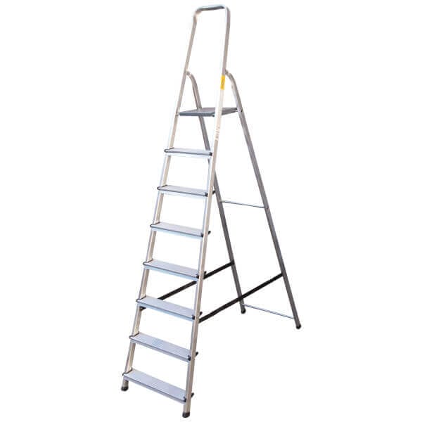 Алуминиева стълба MultiSystem 7+1 стъпала, 125 кг Алуминиева стълба MultiSystem 7+1 стъпала, 125 кг