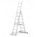 Алуминиева стълба Ziel 3x7 стъпала, 3.5 м