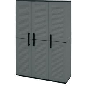 Битов шкаф PVC трикрилен / 102х37х163см