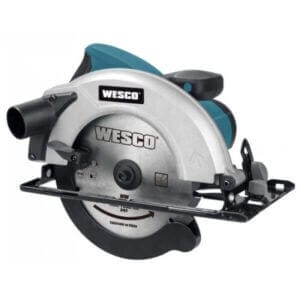 Циркуляр Wesco WS3441, мощен циркуляр 1500W за наклонено рязане до 45 градуса на дърво