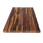 Дървен плот за баня с естествени форми Сена, 110x60x5.1 см