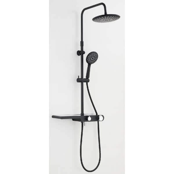 Душ комплект със смесител Cascada PL104HE-1E-F Black Душ комплект със смесител Cascada PL104HE-1E-F Black