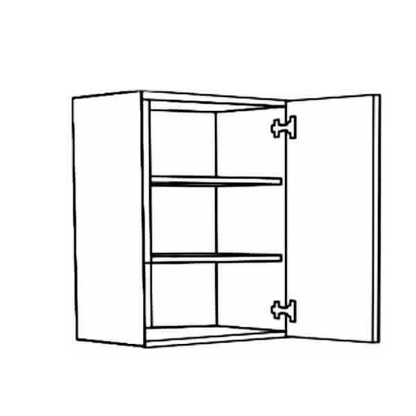 Горен шкаф Matis V60 1V, беж гланц, 60x31x72 см, 1 врата, 2 рафта Горен шкаф Matis V60 1V, беж гланц, 60x31x72 см, 1 врата, 2 рафта