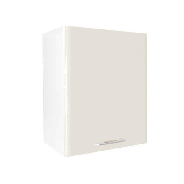 Горен шкаф Matis V60 1V беж гланц с алуминиеви дръжки и плавно затваряне за кухня Горен шкаф Matis V60 1V беж гланц с алуминиеви дръжки и плавно затваряне за кухня