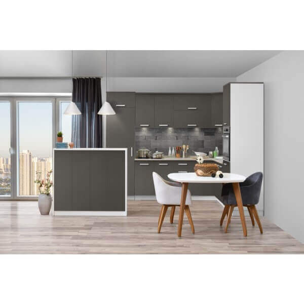 Горен шкаф Matis VH60 с врата и витрина, сив, 60x31x72 см Горен шкаф Matis VH60 с врата и витрина, сив, 60x31x72 см