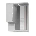 Горен шкаф за баня с огледало Макена Атила, Бял