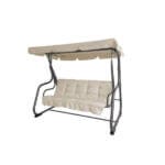 Градинска люлка 3-местна My Garden TLS031 бежова 200x120x164 см