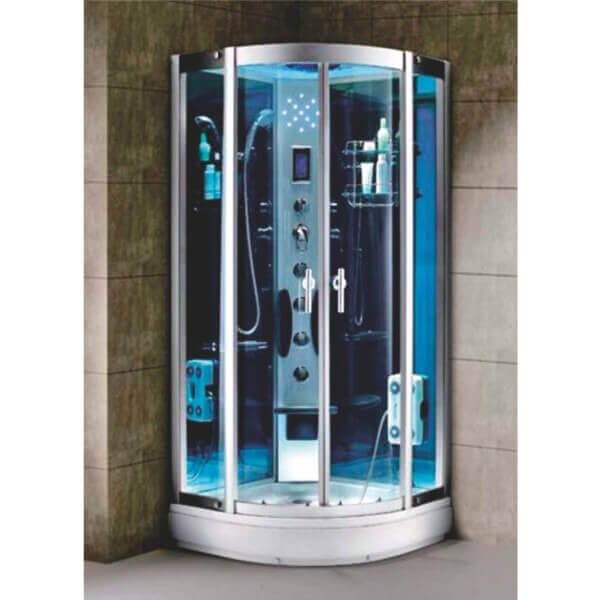 Хидромасажна душ кабина Cascada 2711 овална душ кабина с масажор, контролен панел и осветление Хидромасажна душ кабина Cascada 2711 овална душ кабина с масажор, контролен панел и осветление
