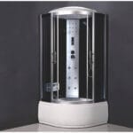 Хидромасажна душ кабина Cascada 5001, овал 90x90x215 см