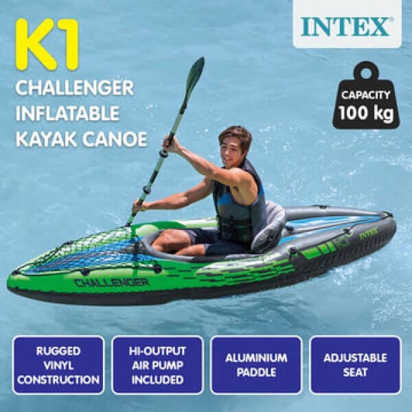 Каяк едноместен Intex 68305NP 274x76x33 см Каяк едноместен Intex 68305NP 274x76x33 см