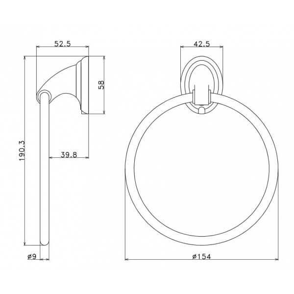 Комплект аксесоари за баня Makena ECO 6 части Комплект аксесоари за баня Makena ECO 6 части