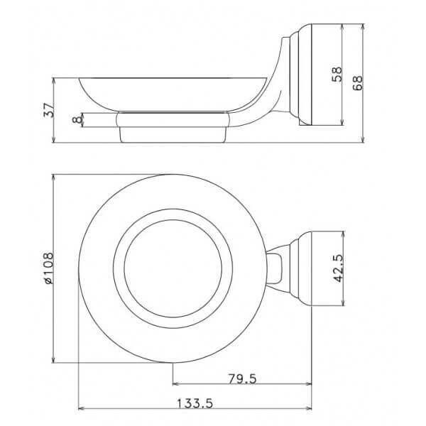 Комплект аксесоари за баня Makena ECO 6 части Комплект аксесоари за баня Makena ECO 6 части