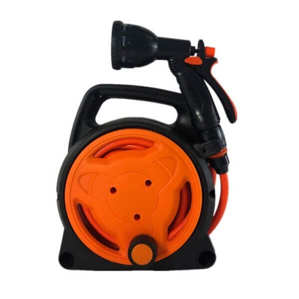 Макара Gardenbag с 10 м маркуч и пистолет G.Garden за лесно поливане на градина и контрол на водния поток Макара Gardenbag с 10 м маркуч и пистолет G.Garden за лесно поливане на градина и контрол на водния поток