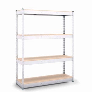 Метален стелаж с 4 рафта Profi, до 300 кг на рафт, 216х160х70см - супер здрав и лесен за сглобяване стелаж