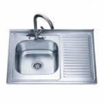 Мивка за кухня алпака Cascada D8060PL 80x60x18см