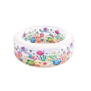 Надуваем басейн Intex 58480 с надуваемо дъно, PVC материал, идеален басейн за деца 6+