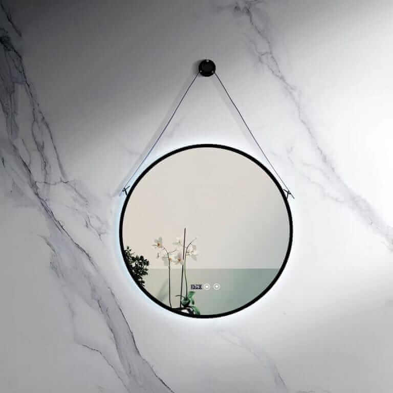 Огледало с часовник и осветление LED602 / 60см Огледало с часовник и осветление LED602 / 60см