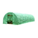 Оранжерия 1000x300x200 см My Garden зелена с 2 врати и 20 прозореца, UV защита