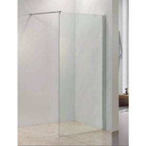 Параван за баня Cascada с прозрачно стъкло 80x190 см лесен за монтаж, отделя мократа зона