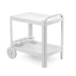 PVC количка за напитки Ipae-progarden Astro AST36CBI, бяла