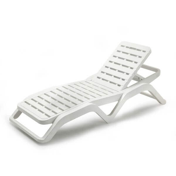 ПВЦ шезлонг Scirocco Bianco SCR023BI бял 4-позиционен шезлонг ipae-progarden за тераса ПВЦ шезлонг Scirocco Bianco SCR023BI бял 4-позиционен шезлонг ipae-progarden за тераса