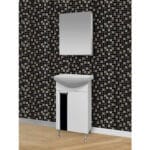 Шкаф за баня с огледало Макена Поло, Бял