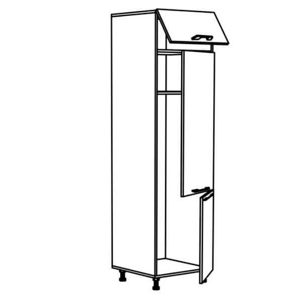 Шкаф за вграждане Matis KFRIZ2V за хладилник, сив Шкаф за вграждане Matis KFRIZ2V за хладилник, сив