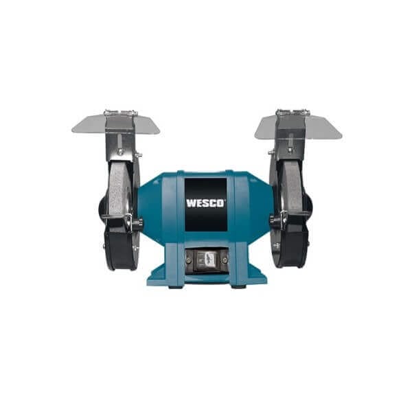 Шмиргел WESCO WS7800 250W 150 мм с диск 150 мм, професионален електрически шмиргел 3500 оборота Шмиргел WESCO WS7800 250W 150 мм с диск 150 мм, професионален електрически шмиргел 3500 оборота