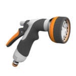 Воден пистолет GF Soft Touch метал/гума, 8 функции, 10 л/мин, 4 bar